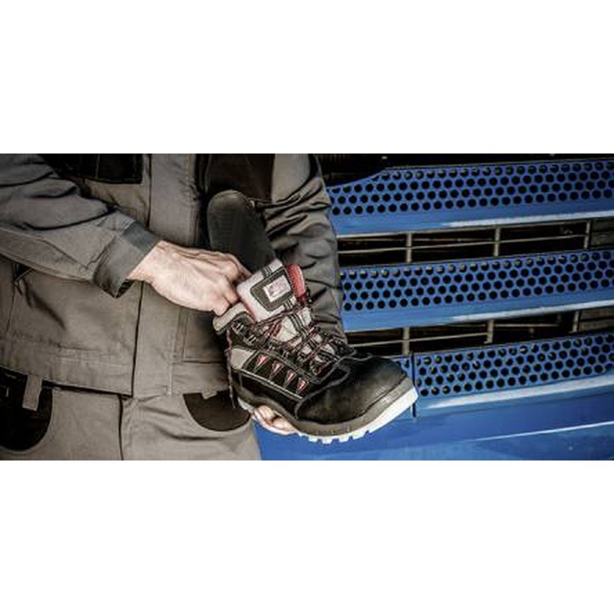 Wkładka półortopedyczna NITRAS ERGO STEP HIGH w kolorze czarno-żółtym