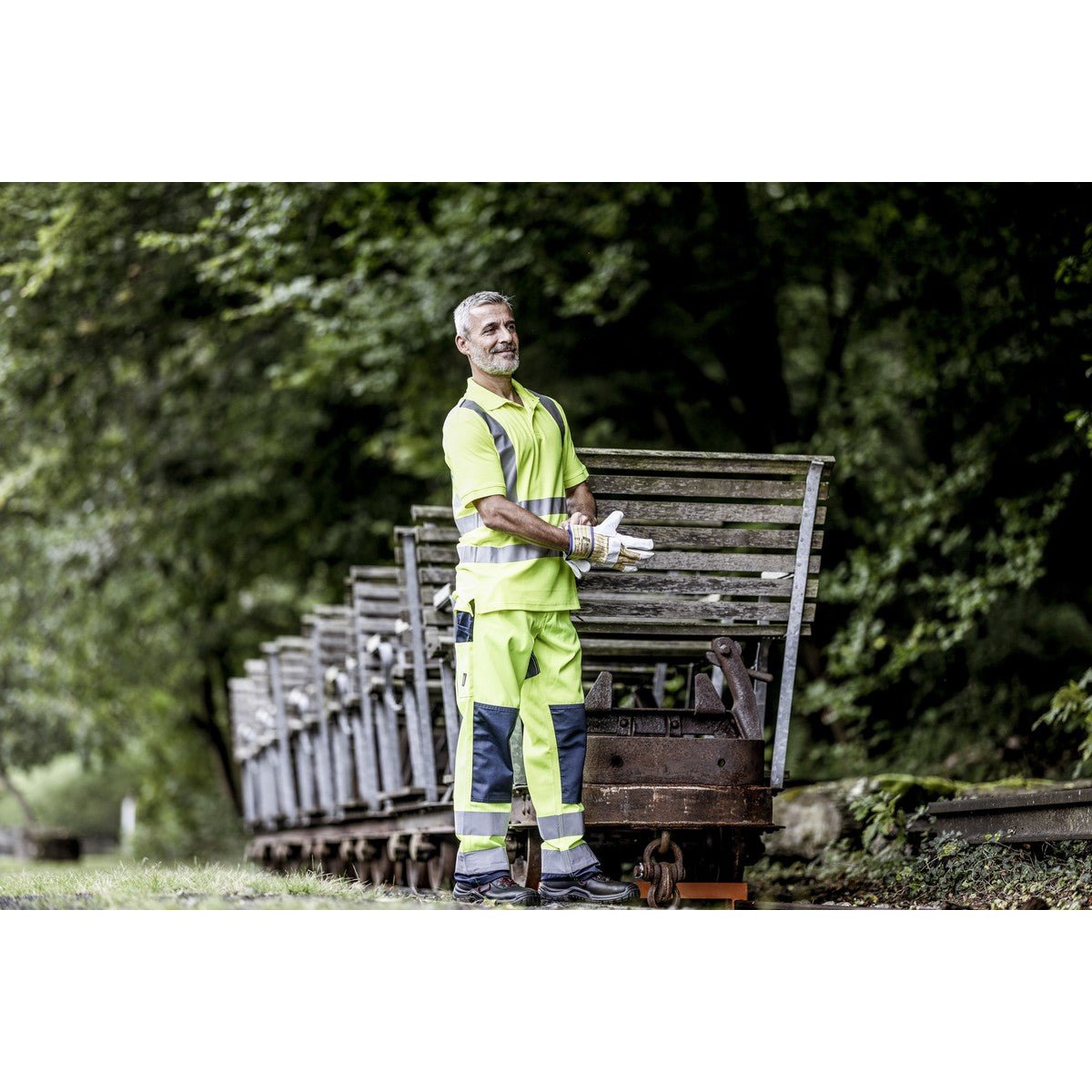 NITRAS MOTION TEX VIZ, koszulka polo o wysokiej widoczności