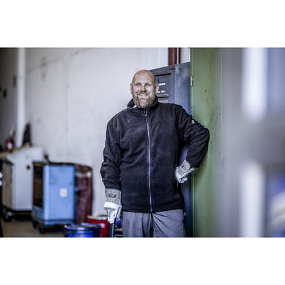 NITRAS MOTION TEX PLUS, kurtka polarowa, kolor czarny