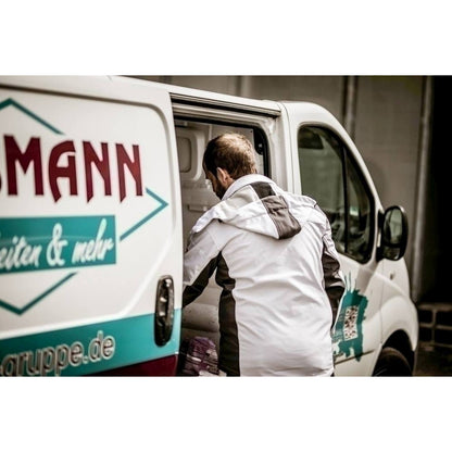 Odpinany kaptur NITRAS, biało-szary, poliester OEKO-TEX: 94%; Elastan: 6% | Opakowanie (1 szt.)