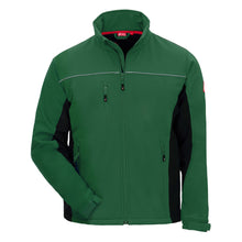 NITRAS MOTION TEX LIGHT, kurtka softshell w kolorze zielono-czarnym