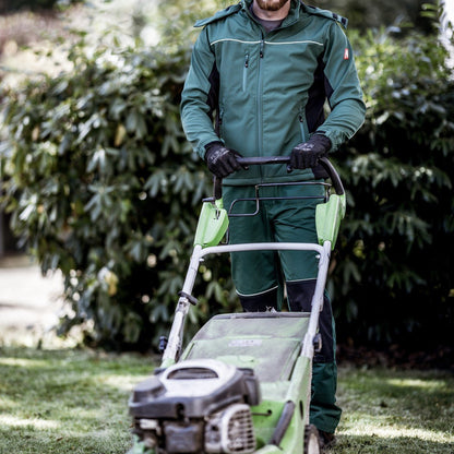 NITRAS MOTION TEX LIGHT, kurtka softshell w kolorze zielono-czarnym