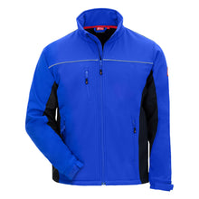 NITRAS MOTION TEX LIGHT, kurtka softshell w kolorze błękitu królewskiego/czarnego
