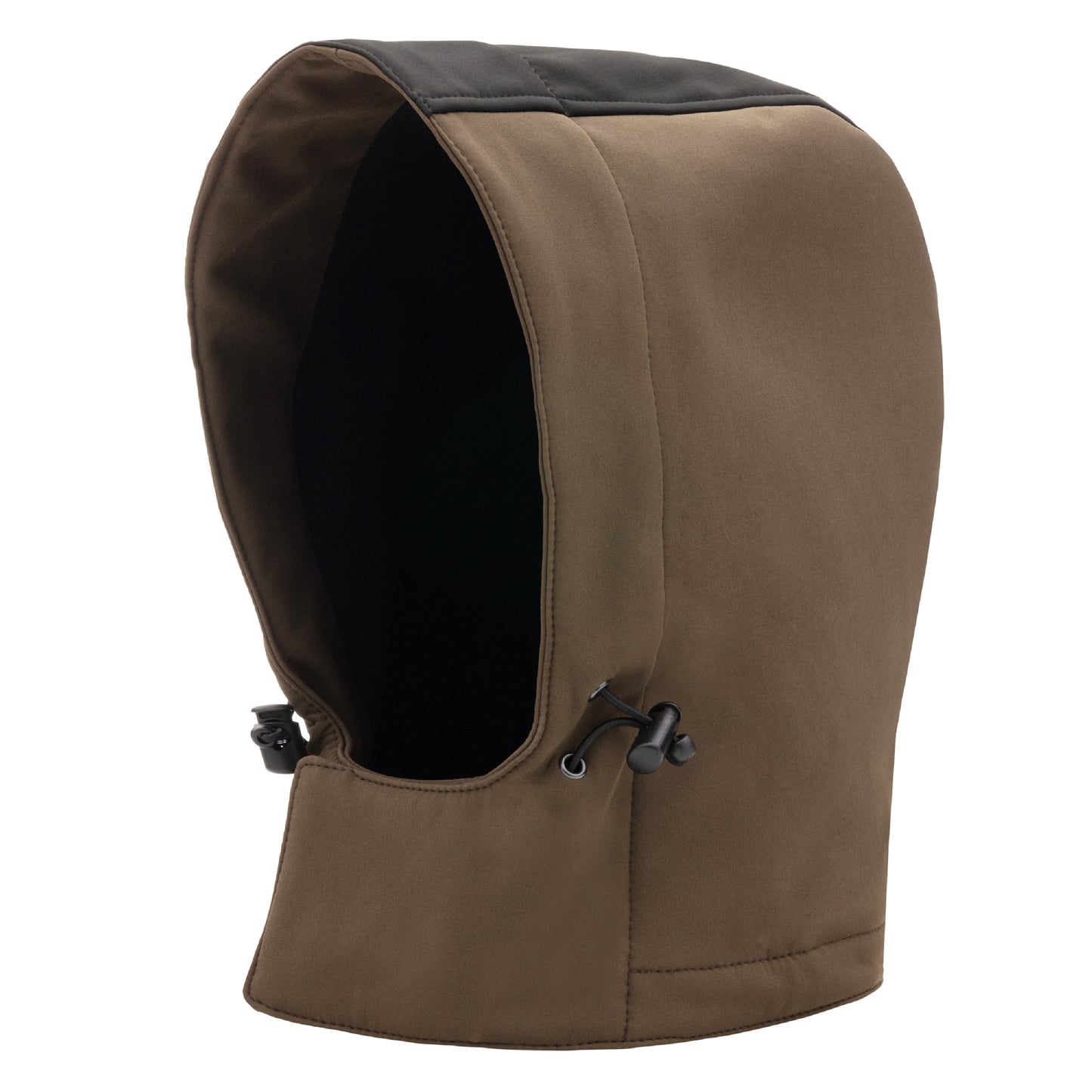 Odpinany kaptur NITRAS, brązowo-czarny, poliester OEKO-TEX: 94%; Elastan: 6% | Opakowanie (1 szt.)