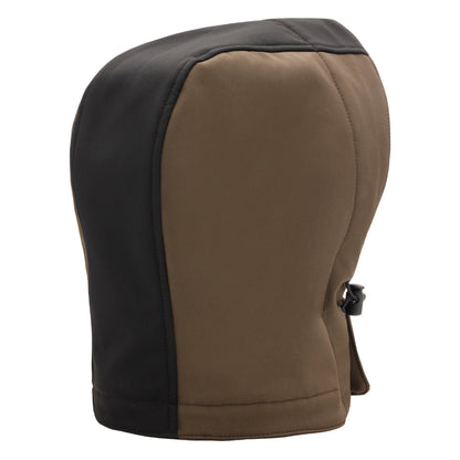 Odpinany kaptur NITRAS, brązowo-czarny, poliester OEKO-TEX: 94%; Elastan: 6% | Opakowanie (1 szt.)