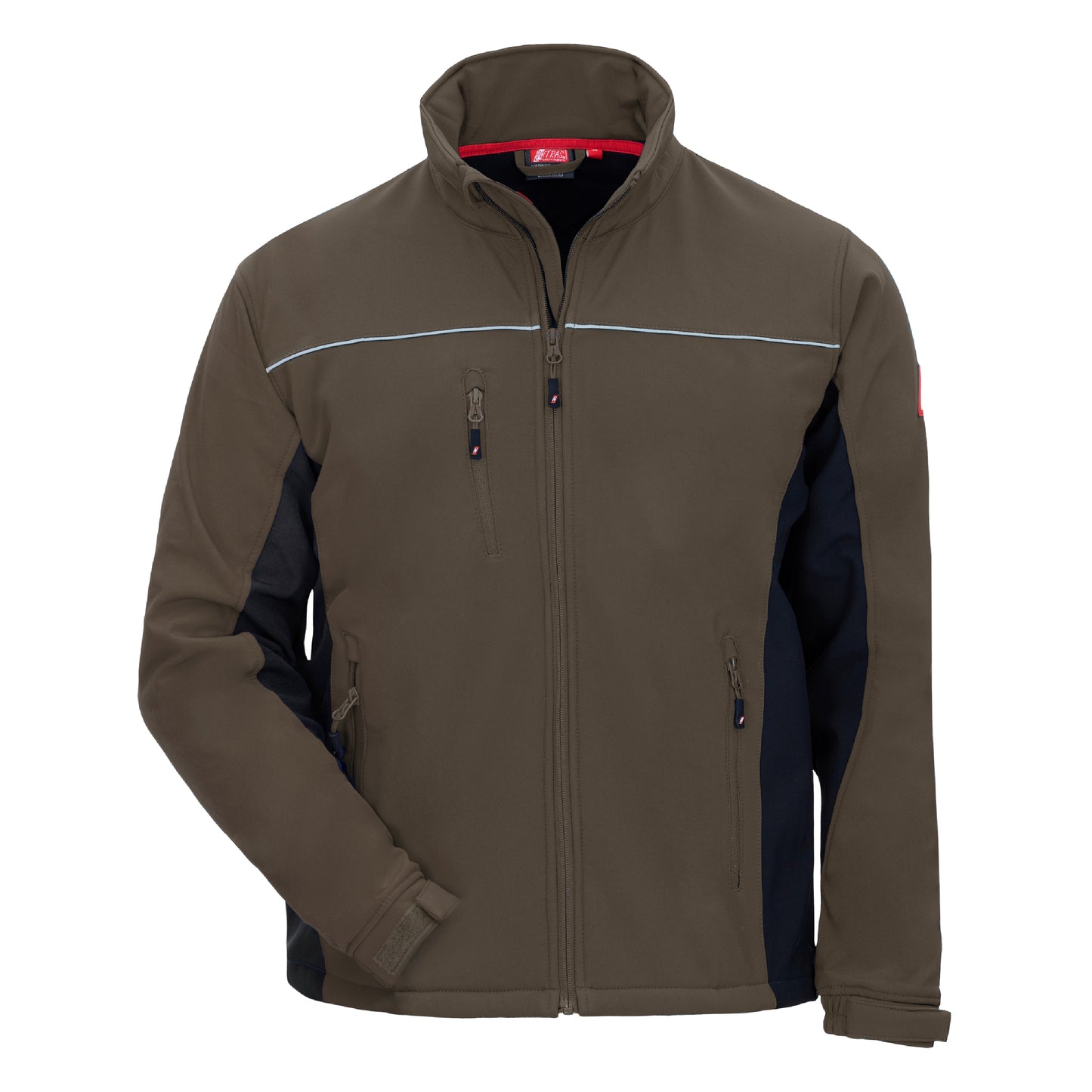 NITRAS MOTION TEX LIGHT, kurtka softshell w kolorze brązowo-czarnym