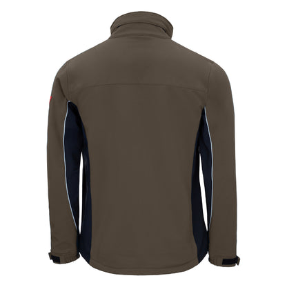 NITRAS MOTION TEX LIGHT, kurtka softshell w kolorze brązowo-czarnym