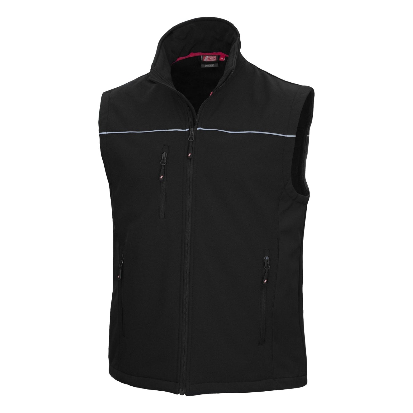 NITRAS MOTION TEX LIGHT, kamizelka softshellowa, czarna