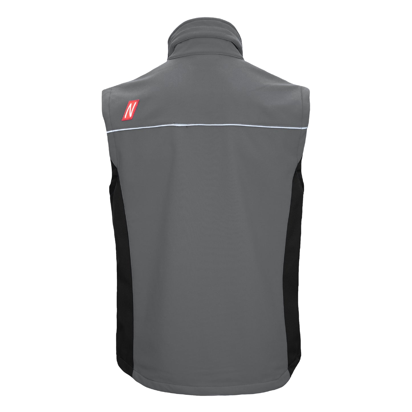 NITRAS MOTION TEX LIGHT, kamizelka softshell, szaro-czarna