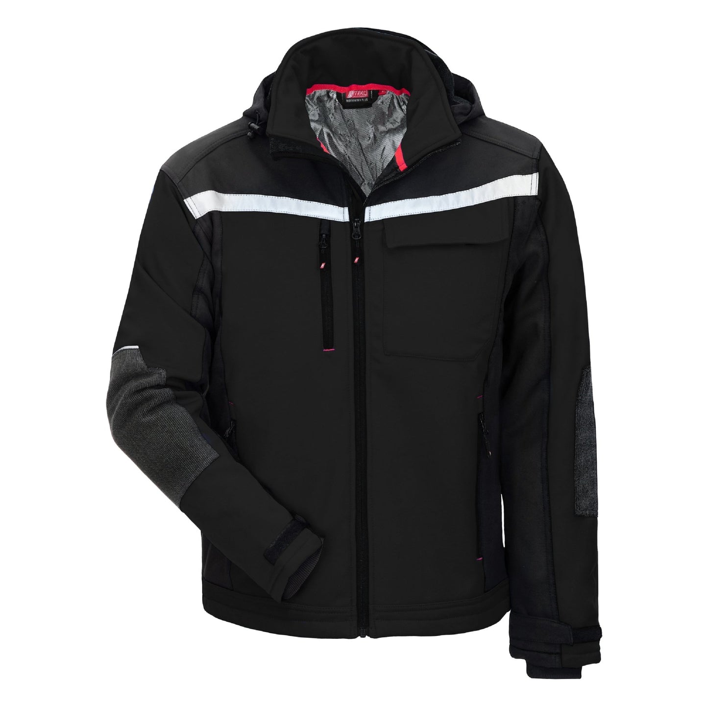NITRAS MOTION TEX PLUS, kurtka softshell w kolorze czarnym