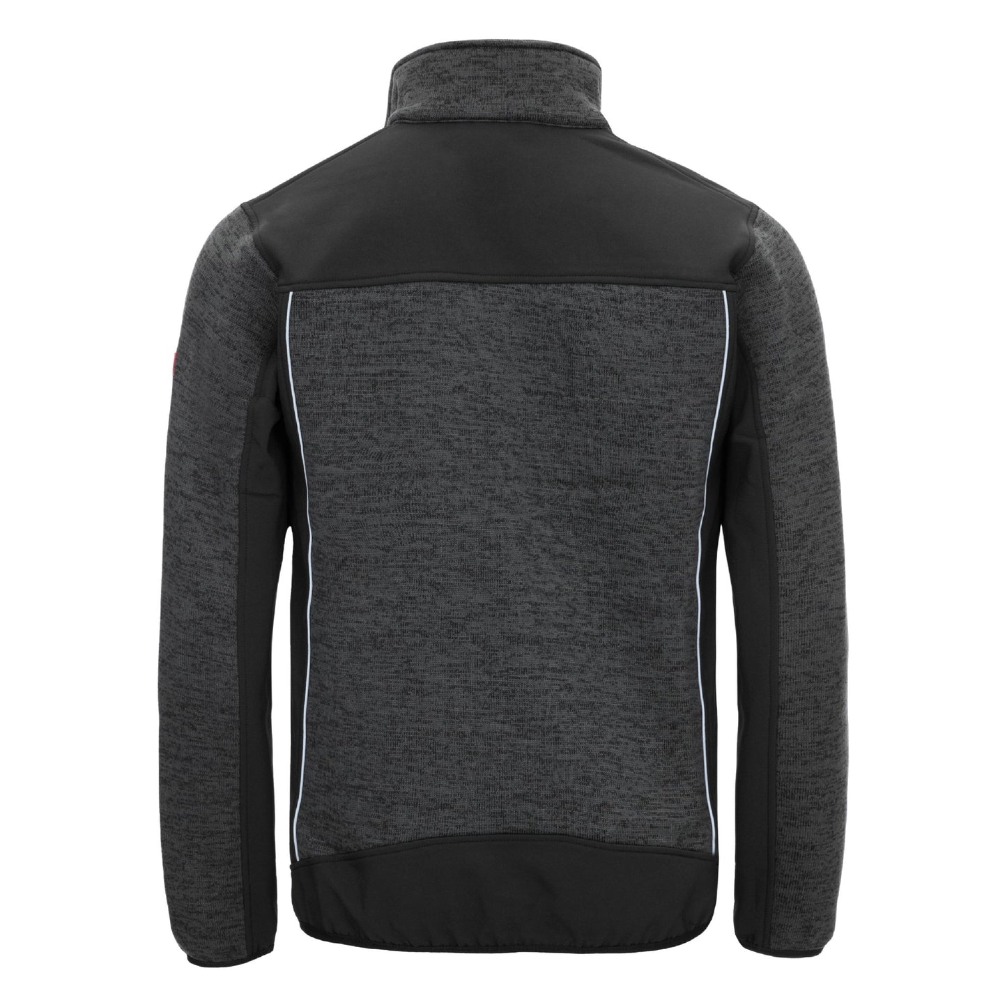 NITRAS MOTION TEX PLUS, dzianinowa kurtka softshell w kolorze czarnym