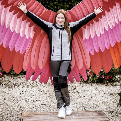 NITRAS MOTION TEX KIDS, dzianinowa kurtka softshell w kolorze jasnoszarym/czarnym