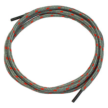 Sznurowadła NITRAS, szaro-czerwone | Opakowanie (1 para)