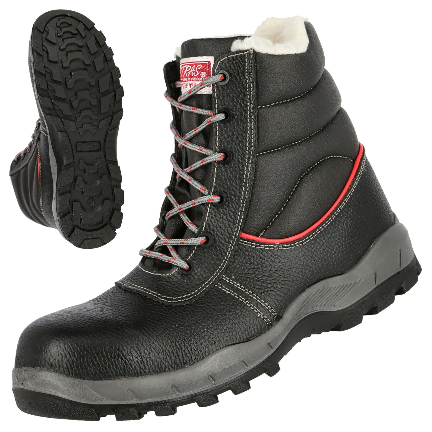 Zimowe buty ochronne NITRAS STEP MID+ MF W, S3 CI, średniej wysokości, czarne