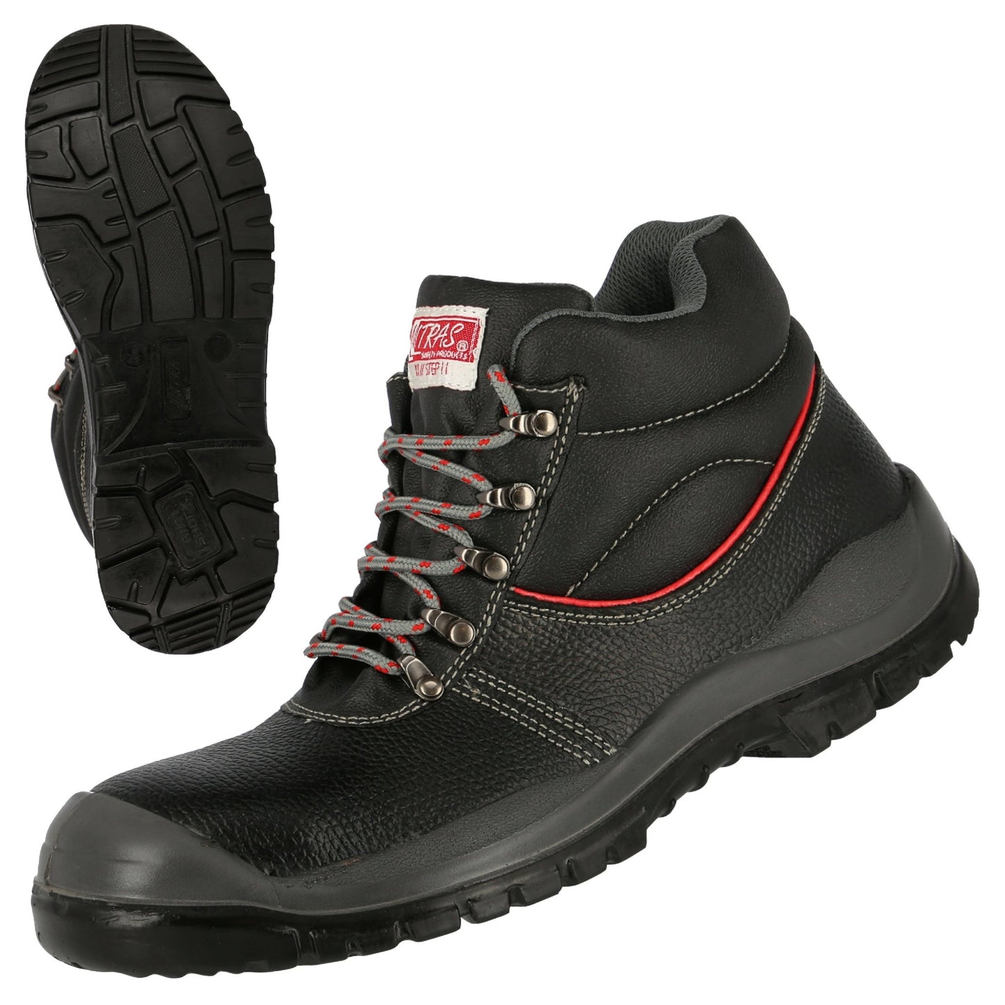 Buty ochronne NITRAS STEP MID, S3, średniej wysokości, czarne