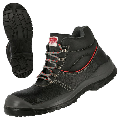 Buty ochronne NITRAS STEP MID, S3, średniej wysokości, czarne