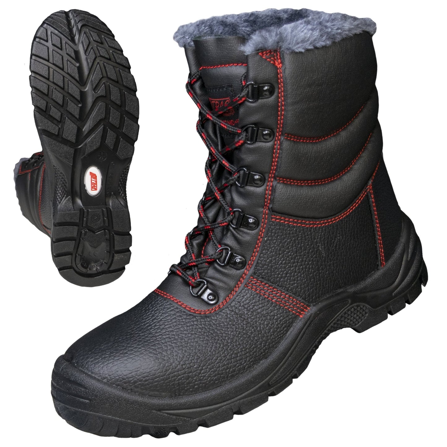 Zimowe buty ochronne NITRAS BASIC STEP MID+ W, S3 CI, średniej wysokości, czarne