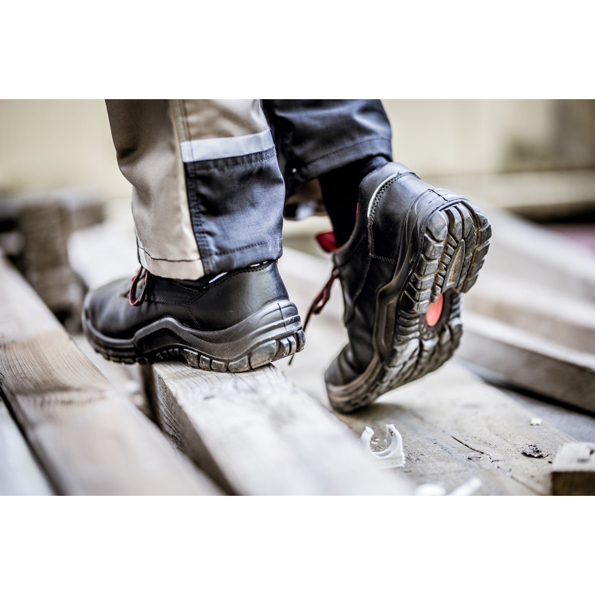 Obuwie ochronne NITRAS POWER STEP, S3 HRO SRC, czarne