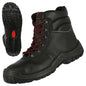 Buty ochronne NITRAS POWER STEP MID+, S3 CI HI HRO, wysokie, czarne