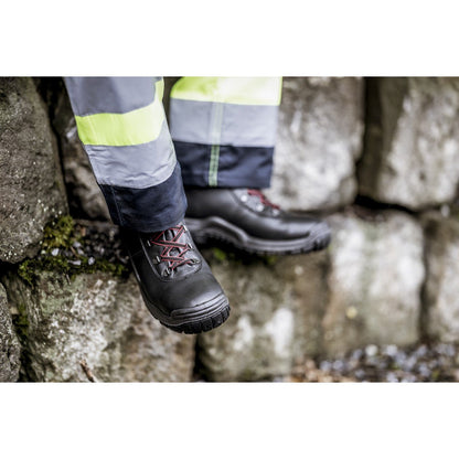 Buty ochronne NITRAS POWER STEP MID+, S3 CI HI HRO, wysokie, czarne