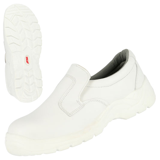 Kapcie ochronne NITRAS CLEAN STEP SL, S2, białe