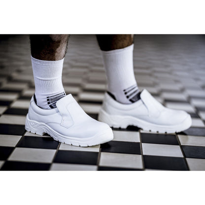 Kapcie ochronne NITRAS CLEAN STEP SL, S2, białe