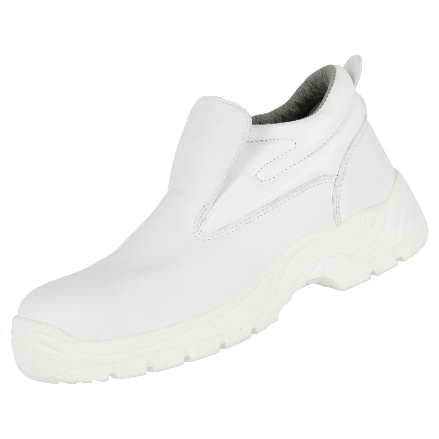 Kapcie ochronne NITRAS CLEAN STEP MID SL, S2, białe