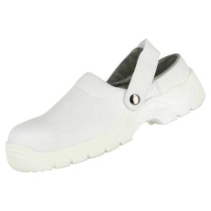 Chodaki bezpieczne NITRAS CLEAN STEP CL, SB, białe