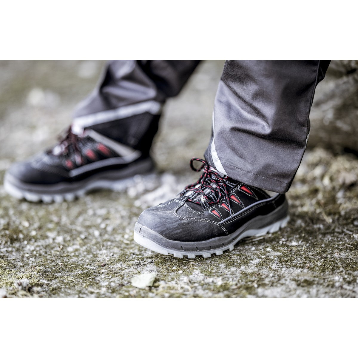 Obuwie ochronne NITRAS SPORT STEP, S3, czarne