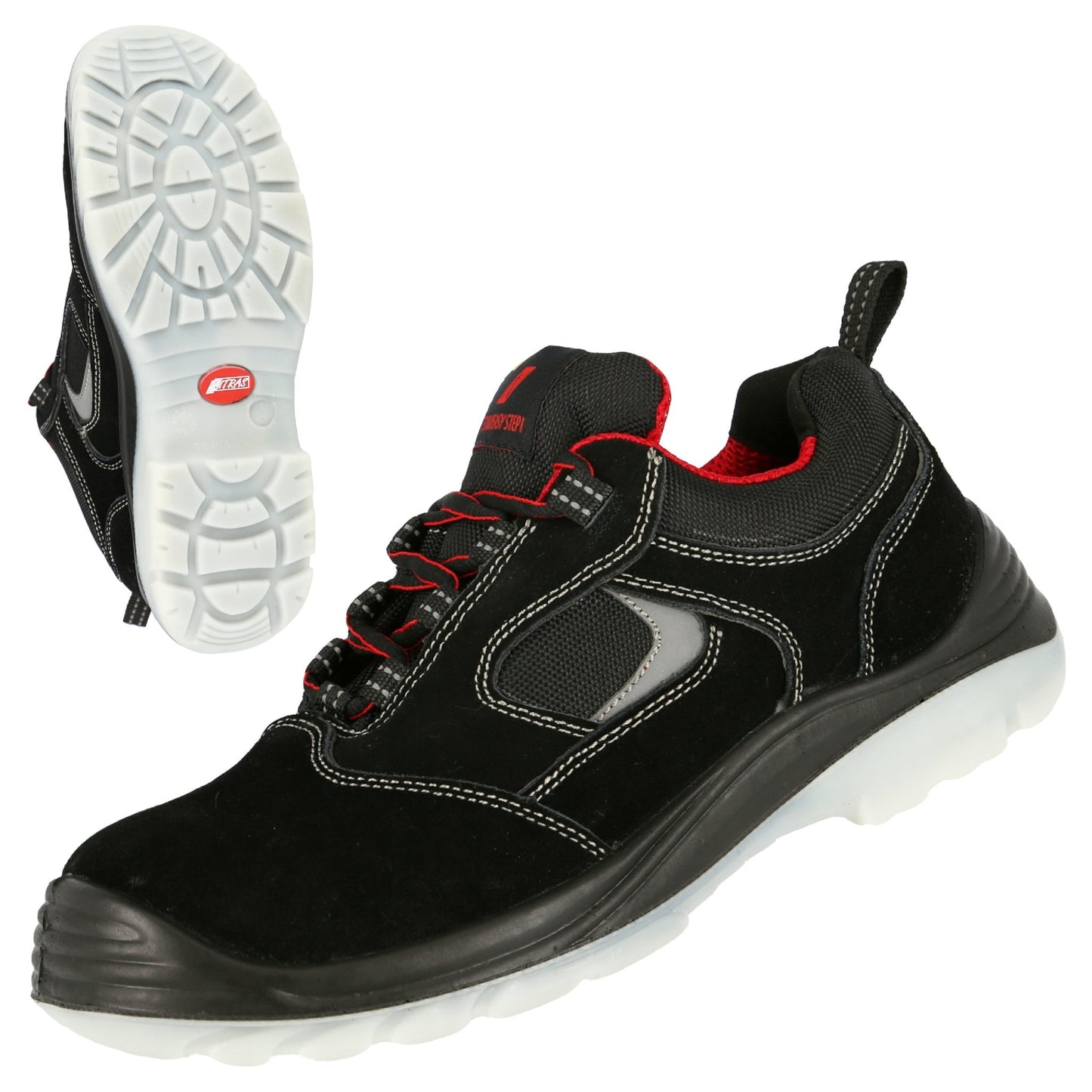 Obuwie ochronne NITRAS EASY STEP, S1P, czarne