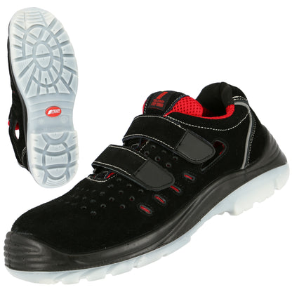 Sandały ochronne NITRAS EASY STEP SA, S1P, czarne