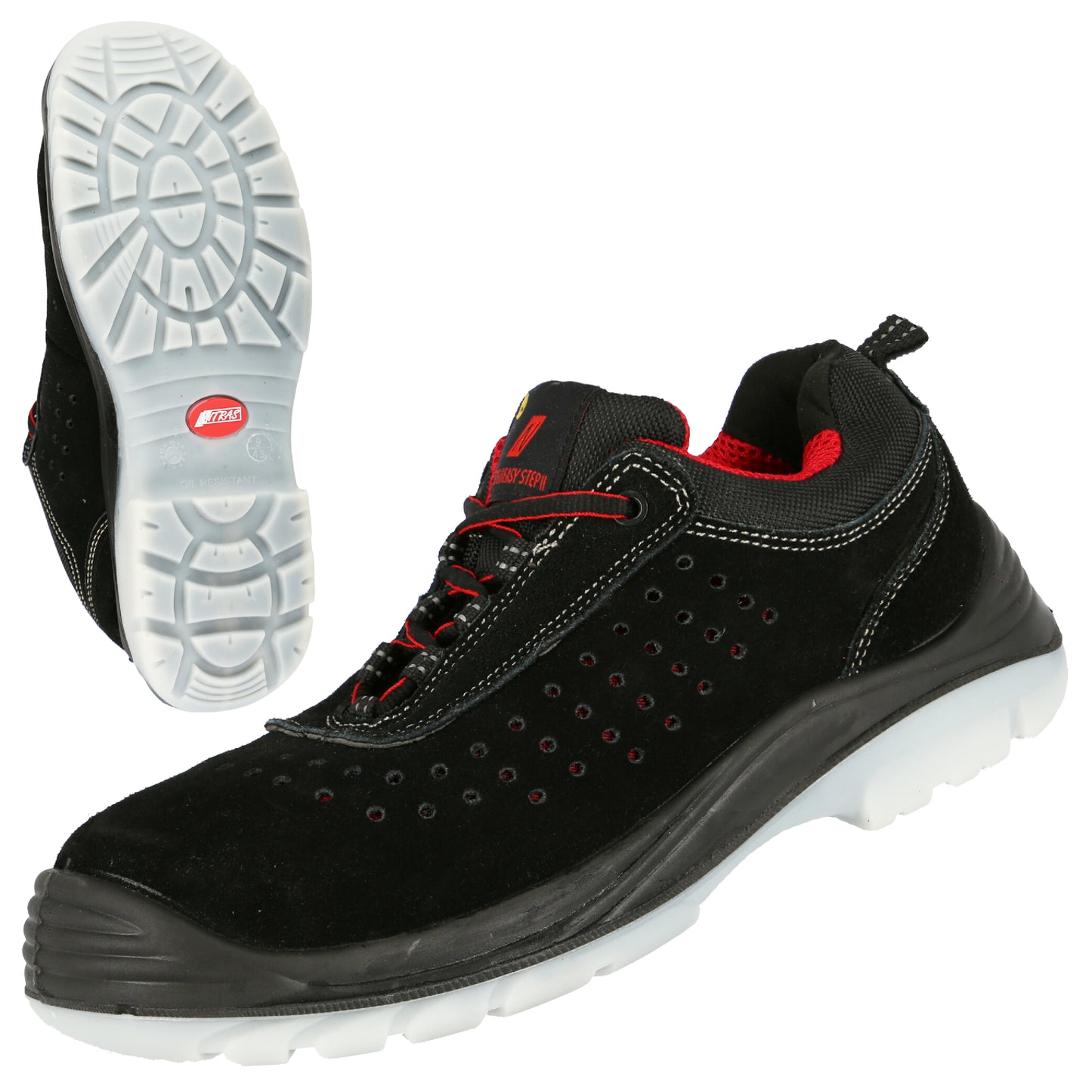 Obuwie ochronne NITRAS EASY STEP P, S1P, czarne