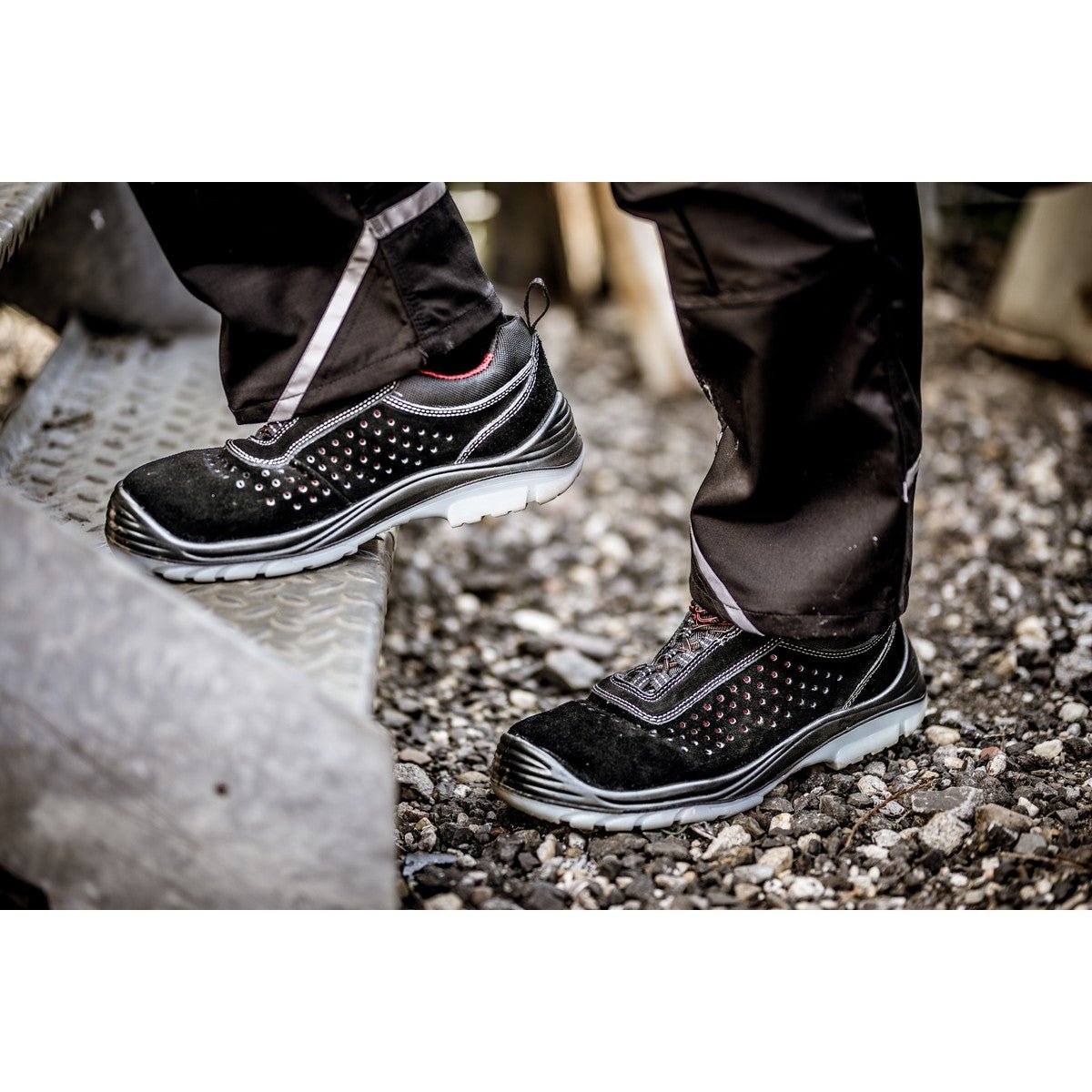 Obuwie ochronne NITRAS EASY STEP P, S1P, czarne