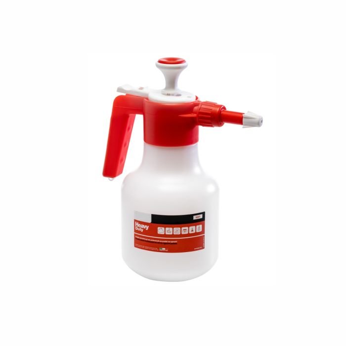 Butelka natryskowa Arcora Arspray Delta-Tec 2 1710 ml od Arcora International GmbH to czerwono-biała plastikowa butelka natryskowa z oznaczeniami pomiarowymi i pompką - idealna do czyszczenia. Neutralny NBR, pojedyncze opakowanie.