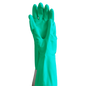Rękawica nitrylowa MaiMed-Safety touch chroniąca przed substancjami chemicznymi, kolor zielony