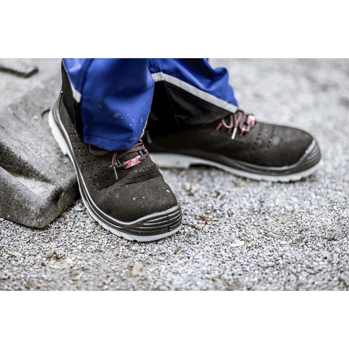 Obuwie ochronne NITRAS MICRO STEP, S1P, czarne