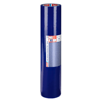 tesa Professional 74921 Selbstklebende Schutzfolie – Glas, blau 100 m x 500 mm