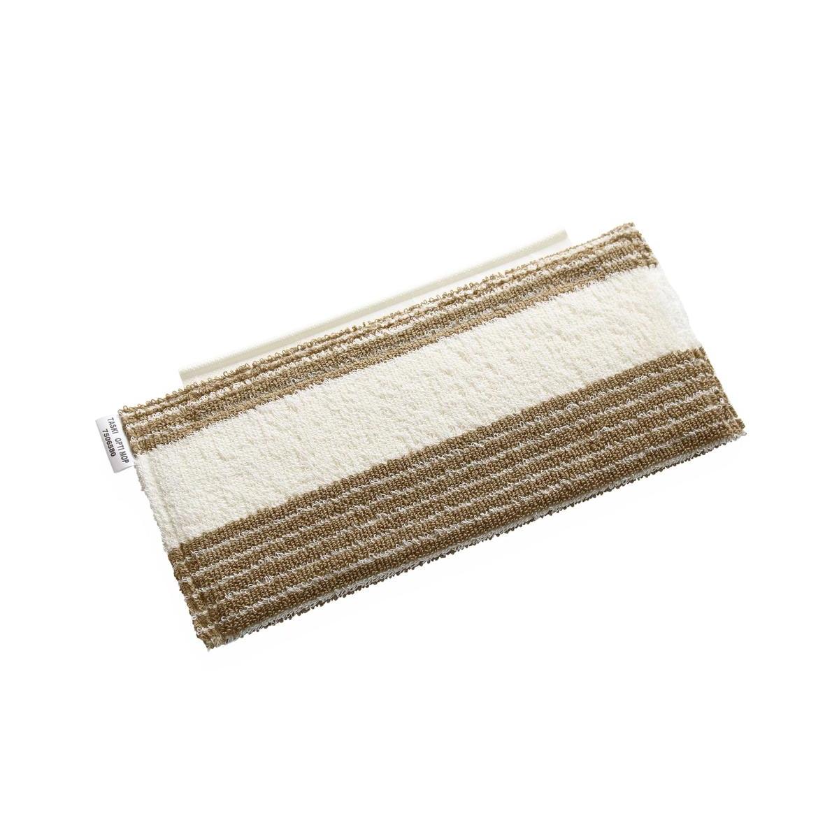 Das TASKI Opti Mop 30 Mikrofasertuch von Diversey Deutschland GmbH & Co. OHG, waschbar bis 95°C, optimiert die Reinigungswirkung - ideal für Profis. Verpackung: Karton mit 2 Packungen.