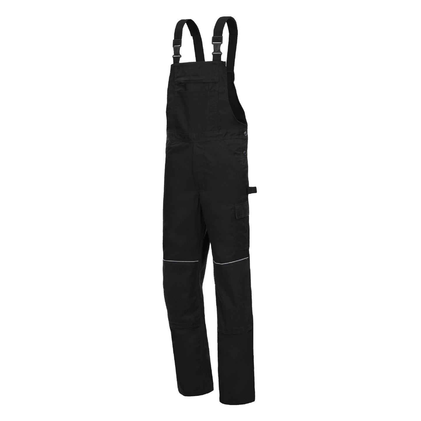 NITRAS MOTION TEX LIGHT, ogrodniczki, czarne