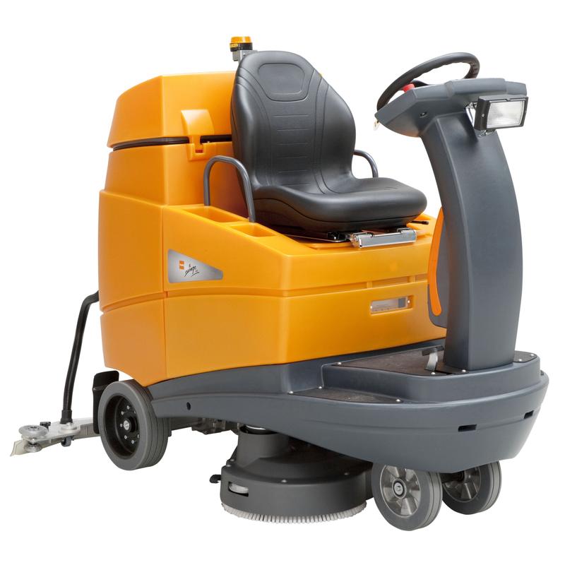 TASKI swingo 4000 Li-Ion od Diversey Deutschland GmbH & Co. OHG to kompaktowa, wydajna maszyna szorująco-ssąca z systemem IntelliFlow i baterią 200Ah, zaprojektowana do czyszczenia dużych powierzchni; ładowarka jest zawarta w maszynie.