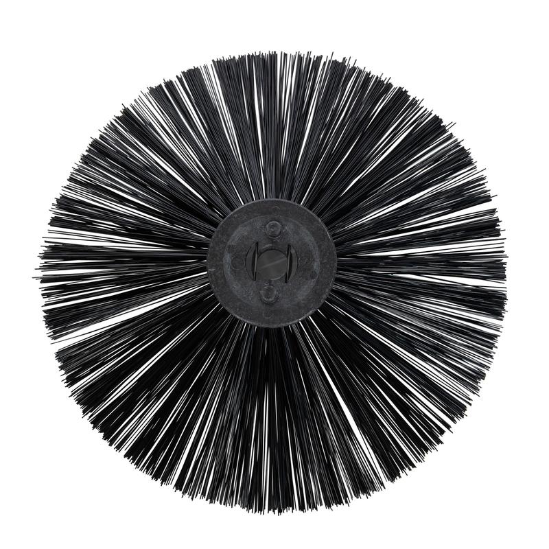 Boczna szczotka AERO 3500 od Diversey Deutschland GmbH & Co. OHG to okrągła, czarna szczotka zamiatająca z gęsto rozmieszczonymi włosiami, które wychodzą z centralnego piasty i oferują efektywne czyszczenie oraz solidną konstrukcję. Opakowanie: 1 sztuka.