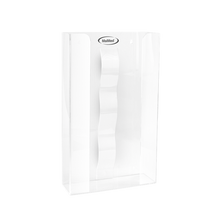 Uchwyt ścienny MaiMed do schowków rękawicowych ze sprężyną wykonany z akrylu - wymiary: 246x81x410mm - kpl. 3 szt. | Opakowanie (1 szt.)