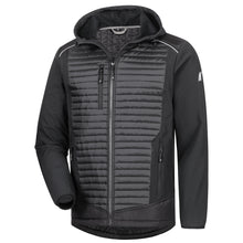 NITRAS MOTION TEX PLUS, pikowana kurtka softshell w kolorze czarnym