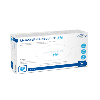Jednorazowe rękawiczki nitrylowe MaiMed ni-touch 100 szt./opakowanie