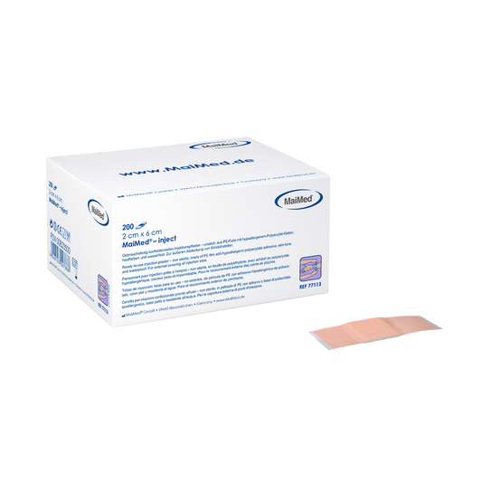MaiMed-inject, wodoodporny plaster iniekcyjny
