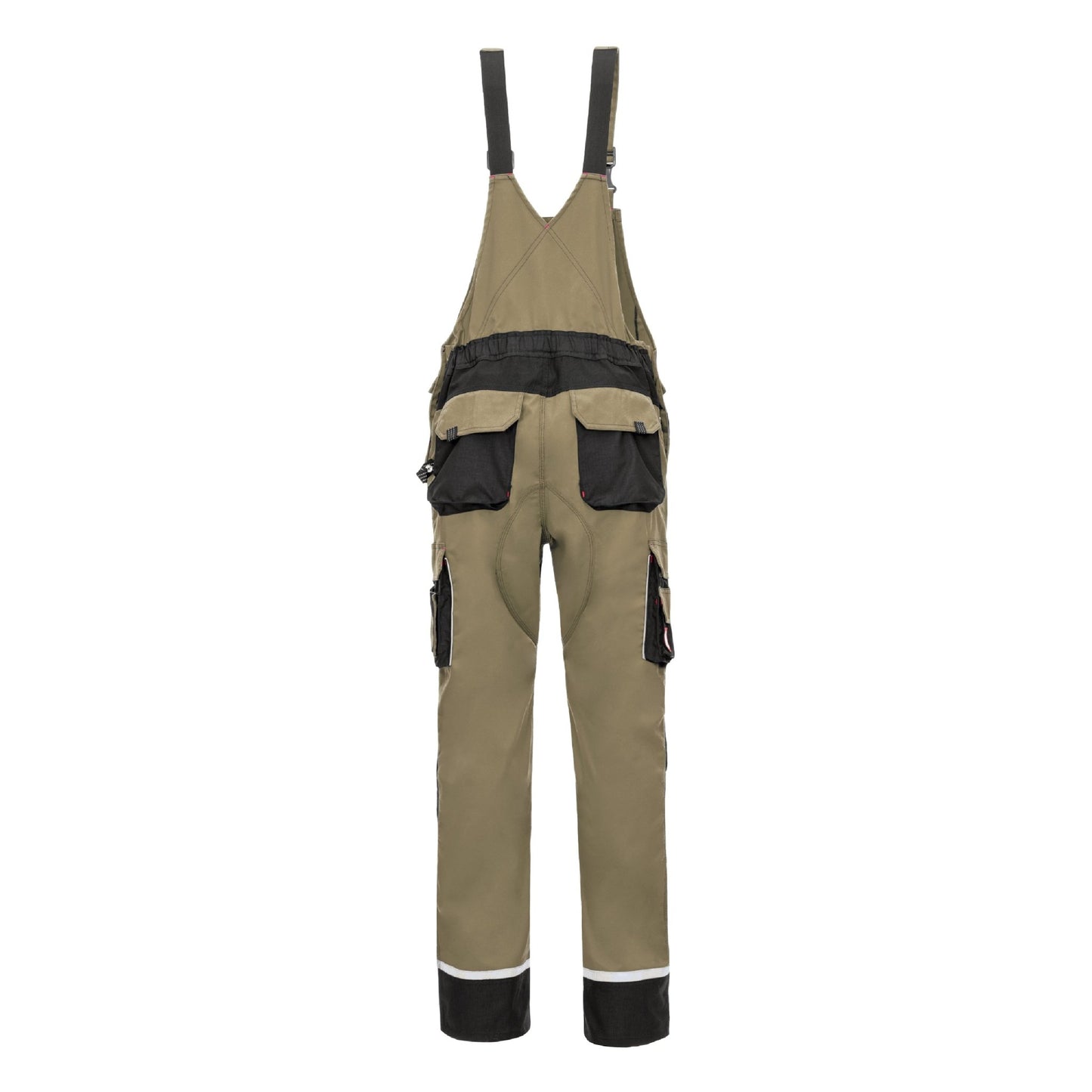NITRAS MOTION TEX PRO FX, ogrodniczki, kolor khaki/czarny
