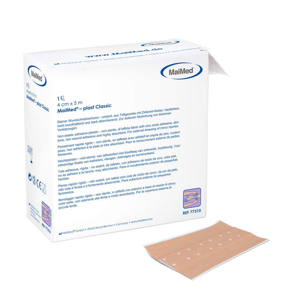 MaiMed-plast Classic sztywny, szybki opatrunek na rany