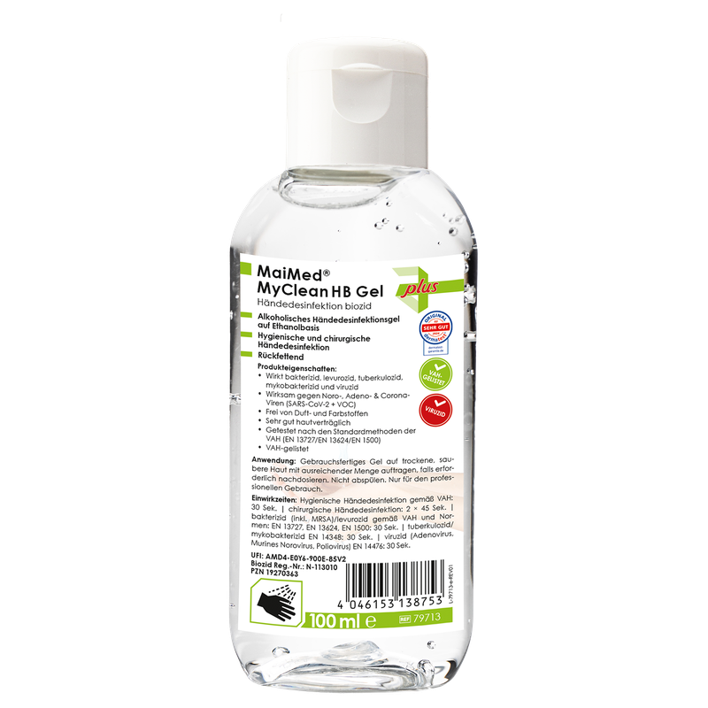 MaiMed MyClean HB żel 100 ml/butelka | Butelka (500ml)