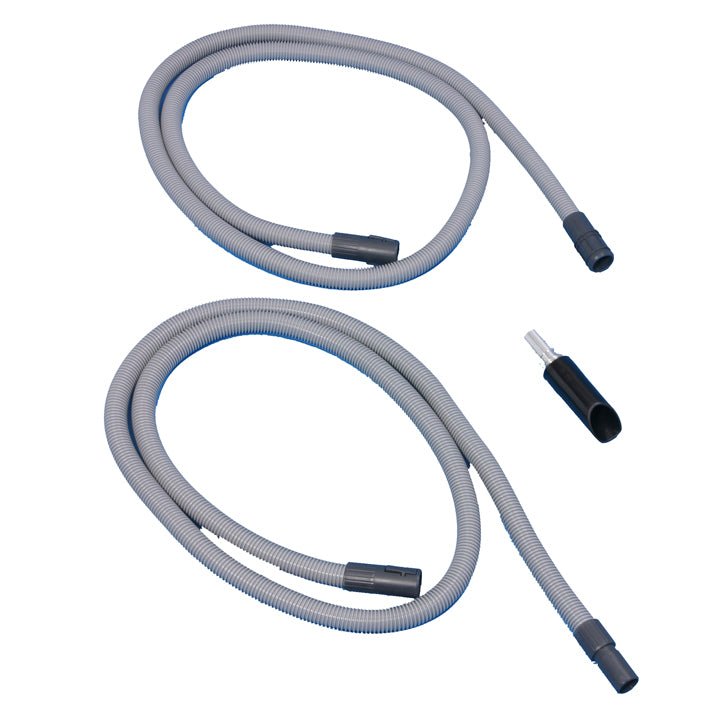 Zestaw akcesoriów do czyszczenia schodów od Diversey Deutschland GmbH & Co. OHG zawiera przedłużacz do węża, wąż oraz złącza do węża - idealny jako akcesorium czyszczące do Twojego zestawu czyszczącego.