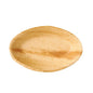 Owalne miski z liści palmowych PAPSTAR "pure" (20x12,5 cm), wykonane z ekologicznego materiału, są biodegradowalne i idealne jako zrównoważone jednorazowe miski na ekologiczne okazje (25 sztuk, folia termokurczliwa).